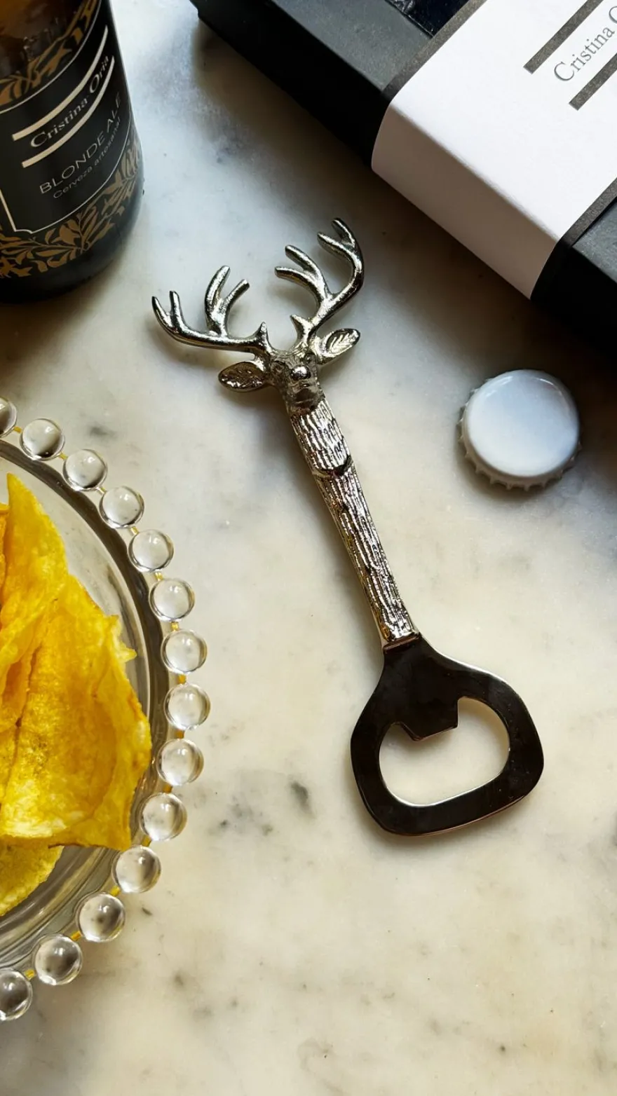 Cristina Oria Otros Accesorios De Bebidas^Abridor De Botellas Con Diseño De Ciervo
