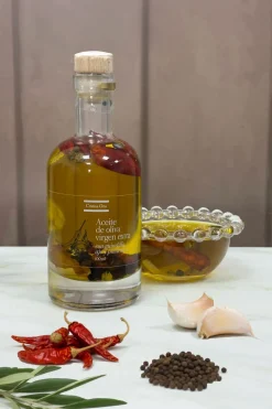 Cristina Oria Despensa^Aceite De Oliva Virgen Extra Con Guindilla, Ajo Y Pimientas 100 Ml