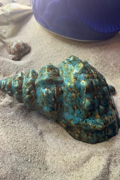 Cristina Oria Piezas Decorativas^Adorno Concha De Mar Azul