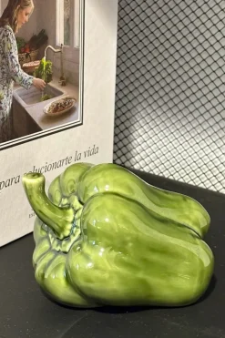 Cristina Oria Piezas Decorativas^Adorno Diseño Pimiento Verde