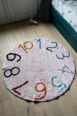Cristina Oria Otros Textil|Minichef^Alfombra De Algodón Redonda Diseño Números
