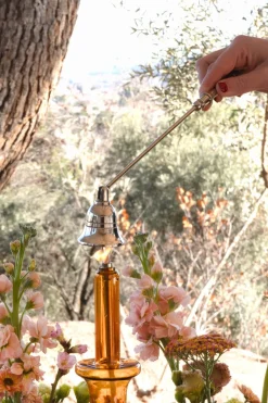 Cristina Oria Piezas Decorativas^Apagavelas Plateado