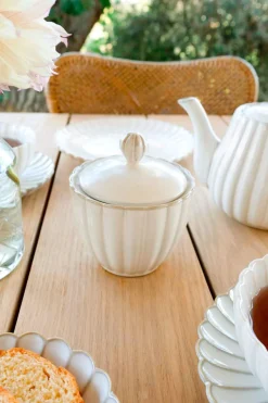 Cristina Oria Accesorios De Mesa^Azucarero Blanca Flor Co