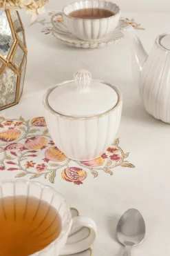 Cristina Oria Accesorios De Mesa^Azucarero Blanca Flor Co