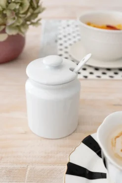 Cristina Oria Accesorios De Mesa^Azucarero Cerámica Blanca