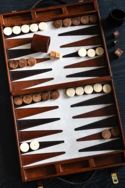 Cristina Oria Juegos De Mesa^Backgammon De Cuero