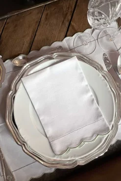 Cristina Oria Platos Y Bajoplatos^Bajoplato De Plata Co