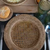 Cristina Oria Platos Y Bajoplatos^Bajoplato De Ratán Marrón Natural