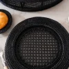 Cristina Oria Platos Y Bajoplatos^Bajoplato De Ratán Negro