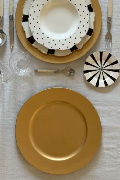 Cristina Oria Platos Y Bajoplatos^Bajoplato Dorado