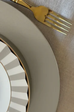 Cristina Oria Platos Y Bajoplatos^Bajoplato Plateado