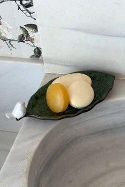 Cristina Oria Bandejas^Bandeja Con Diseño De Hoja Y Figura De Pájaro