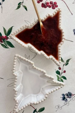 Cristina Oria Bandejas^Bandeja Con Diseño De Árbol Blanca Pequeña