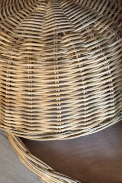 Cristina Oria Bandejas^Bandeja Con Tapa De Ratán Natural