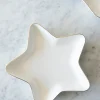 Cristina Oria Bandejas^Bandeja De Cerámica Con Borde Dorado Diseño Estrella
