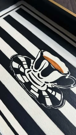 Cristina Oria Bandejas^Bandeja Decorativa Pintada a Mano con Diseño CO