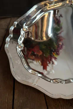 Cristina Oria Bandejas^Bandeja Oval De Plata CO