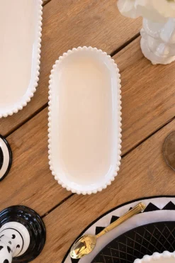 Cristina Oria Bandejas^Bandeja Pequeña De Porcelana Diseño Bolitas