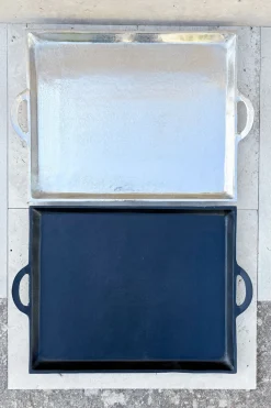 Cristina Oria Bandejas^Bandeja Rectangular Negra