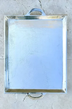 Cristina Oria Bandejas^Bandeja Rectangular Plateada