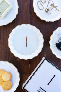 Cristina Oria Menaje Iniciales|Bandejas^Bandejas Con Borde Ondulado Iniciales