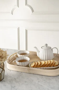 Cristina Oria Bandejas^Bandejas Rectangulares De Ratán