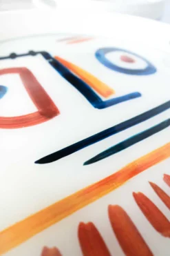 Cristina Oria Bandejas^Bandejas Redondas De Cerámica Con Diseño Picasso