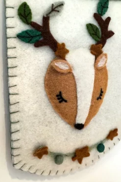 Cristina Oria Minichef^Banderín De Fieltro Diseño Ciervo