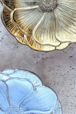 Cristina Oria Accesorios De Mesa^Base Con Diseño De Flor Plateada