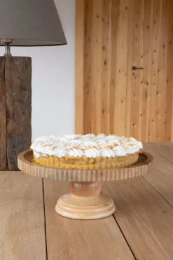 Cristina Oria Accesorios De Mesa^Base De Madera Con Pie