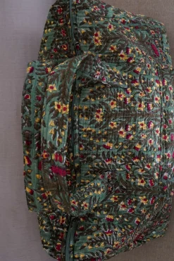 Cristina Oria Bolsos, Bolsas Y Neceseres|Otros Textil^Bolsa De Viaje Flores Verdes