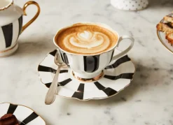 Cristina Oria Cajas Y Bolsas Gourmet|Cajas Y Bolsas Gourmet^Bolsa Dulce con Tetera Puntos CO & Taza y Plato CO