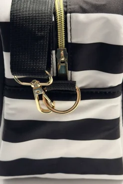 Cristina Oria Bolsos, Bolsas Y Neceseres|Otros Textil^Bolsa Isotérmica Blanca Y Negra Con Mensaje “Delicious Moments”