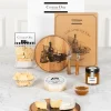 Cristina Oria Cajas Y Bolsas Gourmet|Cajas Y Bolsas Gourmet^Bolsa Tabla Para Quesos Con Cuchillos & Mermelada