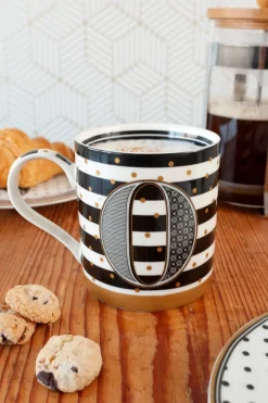 Cristina Oria Menaje Iniciales|Tazas Y Teteras^Bolsa Taza Iniciales & Galletas Sin Gluten