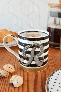 Cristina Oria Menaje Iniciales|Tazas Y Teteras^Bolsa Taza Iniciales & Galletas Sin Gluten