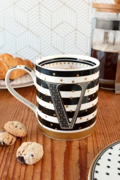 Cristina Oria Menaje Iniciales|Tazas Y Teteras^Bolsa Taza Iniciales & Galletas Sin Gluten