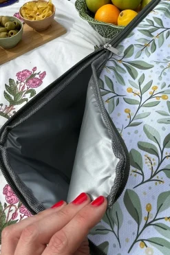 Cristina Oria Picnic|Para Llevar^Bolsa Térmica Con Diseño De Hojas