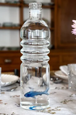 Cristina Oria Jarras Y Botellas^Botella De Cristal Con Figura Tiburón