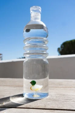 Cristina Oria Jarras Y Botellas^Botella De Cristal Con Figura Pato