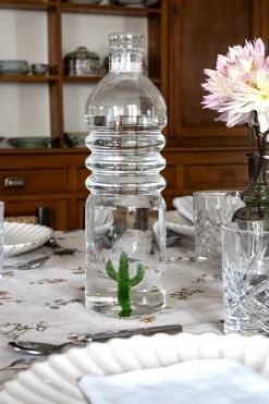 Cristina Oria Jarras Y Botellas^Botella De Cristal Con Figura Cactus