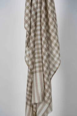 Cristina Oria Bufandas Y Pashminas^Bufanda De Cashmere Cuadros Pequeños