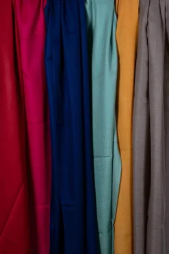 Cristina Oria Bufandas Y Pashminas^Bufanda De Lana Y Seda Azul