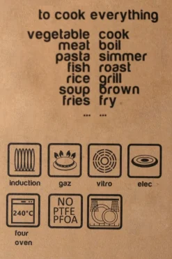 Cristina Oria Sartenes, Ollas Y Cacerolas^Cacerola Blanca Con Mango De Madera