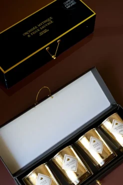 Cristina Oria Velas^Caja Con Cuatro Velas Diseño Ginkgo