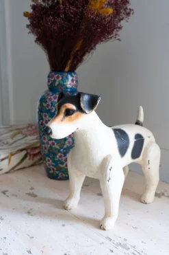 Cristina Oria Piezas Decorativas^Caja Con Diseño De Jack Russel