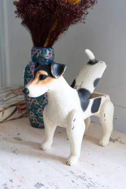 Cristina Oria Piezas Decorativas^Caja Con Diseño De Jack Russel