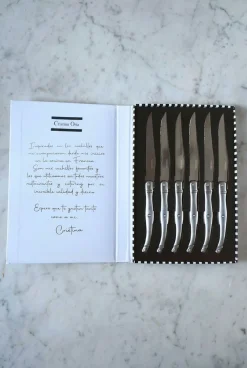 Cristina Oria Cuchillos^Caja De 6 Cuchillos De Carne