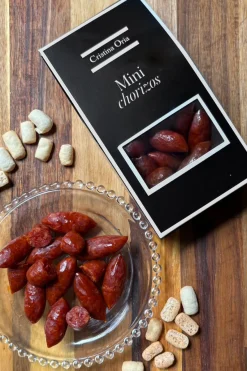 Cristina Oria Sin Gluten|Embutidos Y Quesos^Caja Mini Chorizos