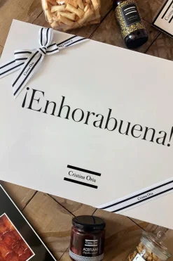 Cristina Oria Cajas Y Bolsas Gourmet|Cajas Y Bolsas Gourmet^Caja Recién Mamá Súper Premium & Vajilla Infantil Co